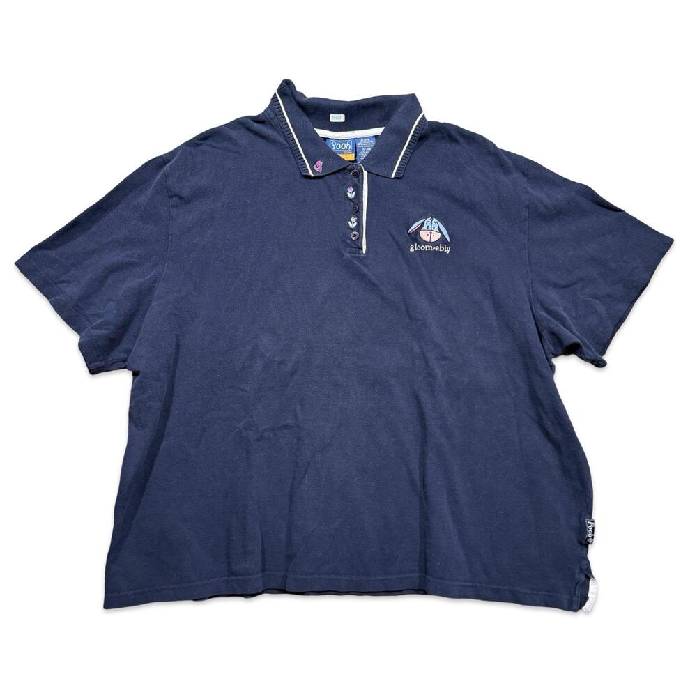 Women's Winnie The Pooh Eeyore Embroidered Polo Shirt